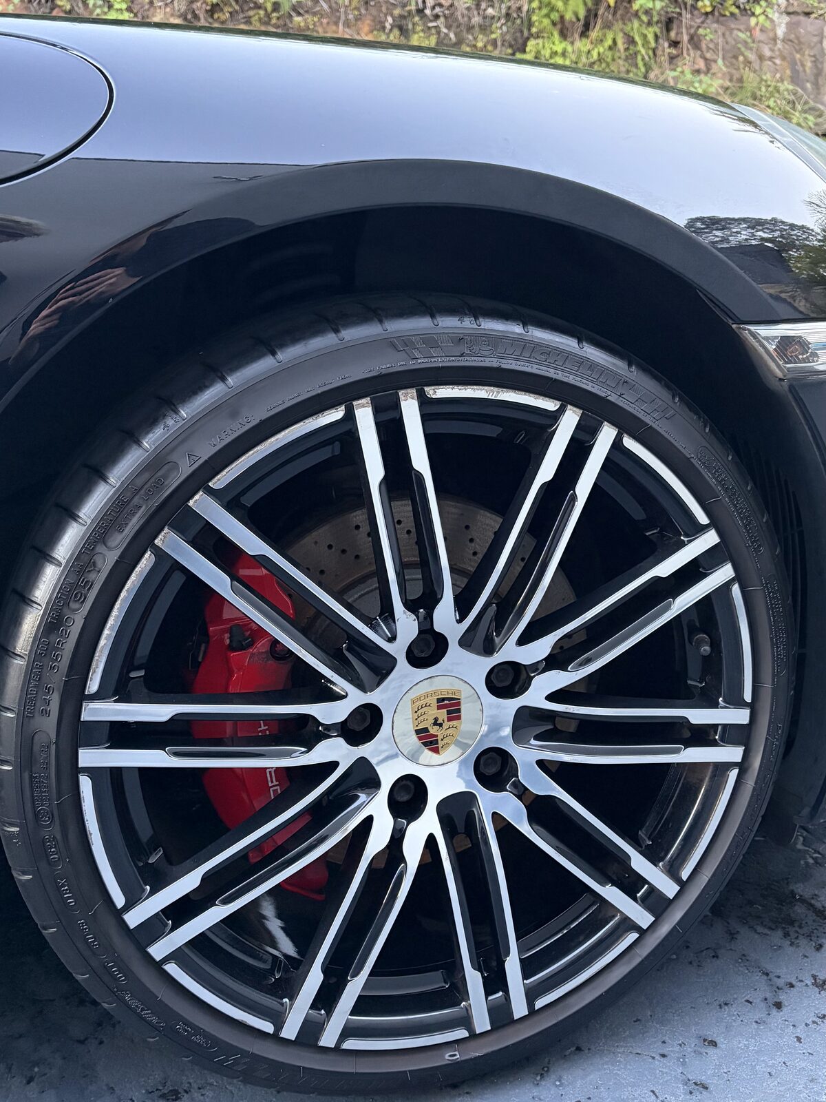 Porsche wheel after PT Mobile Car Detailing treatment