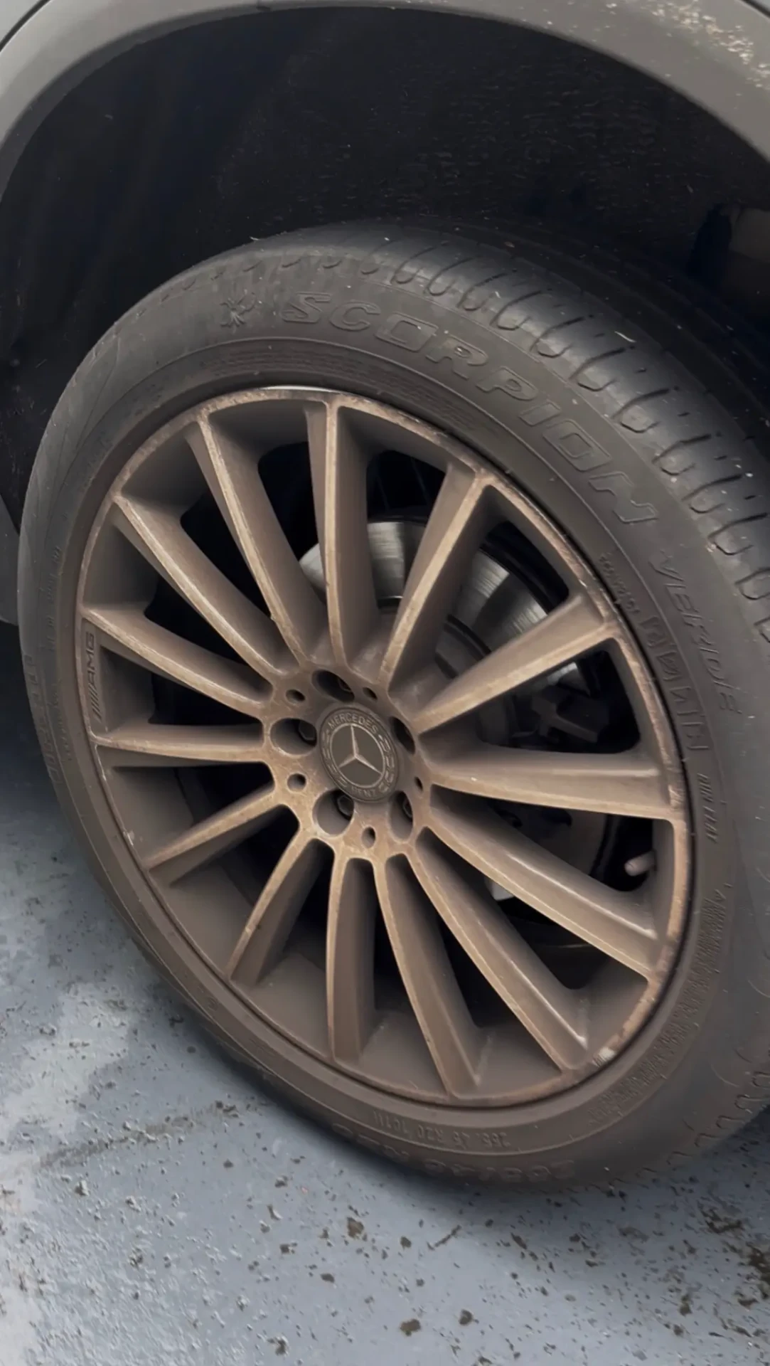 Wheel before detailing